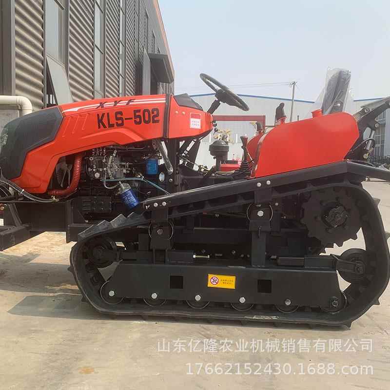 50马力履带式微耕机果园施肥除草旋耕机履带式四驱耕地机