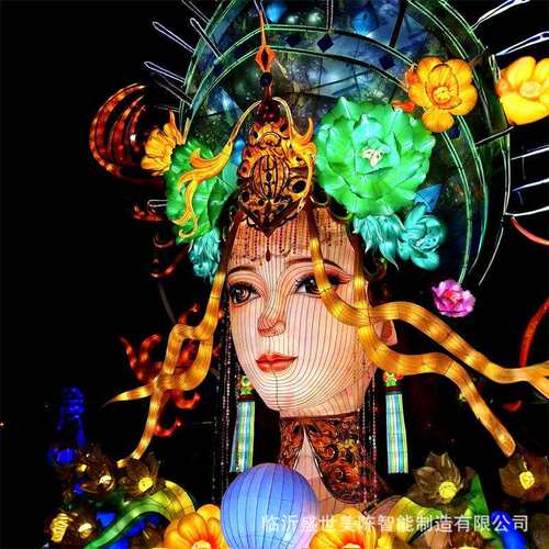 蛇年自贡工艺女神花灯 景区灯会彩灯打卡摆件 春节元宵节商用灯饰 - 封面