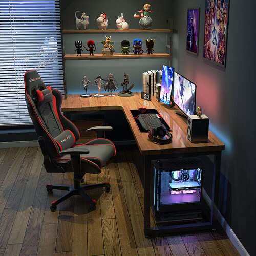 实木转书角电脑桌A333253L型拐角桌台家式用写字台卧室窗边墙桌角