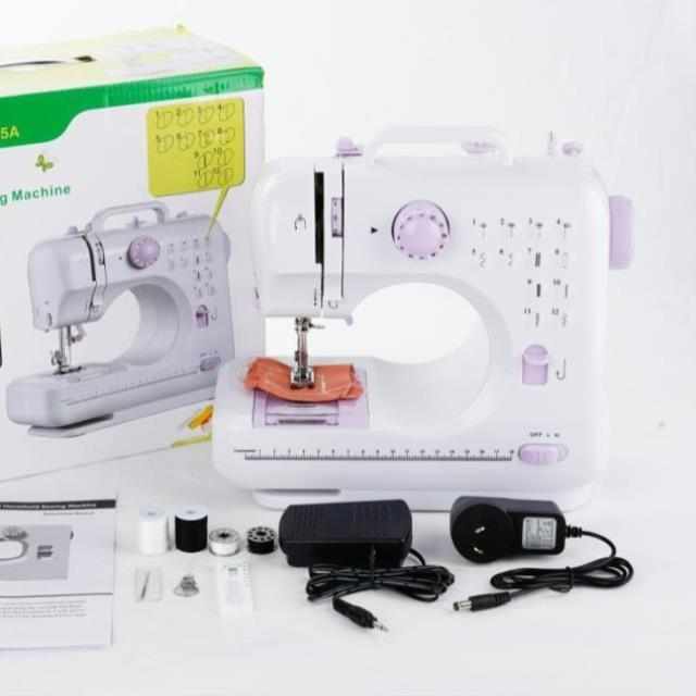 爆款家用缝纫机505A升级版小型缝纫机电动台式多功能衣车