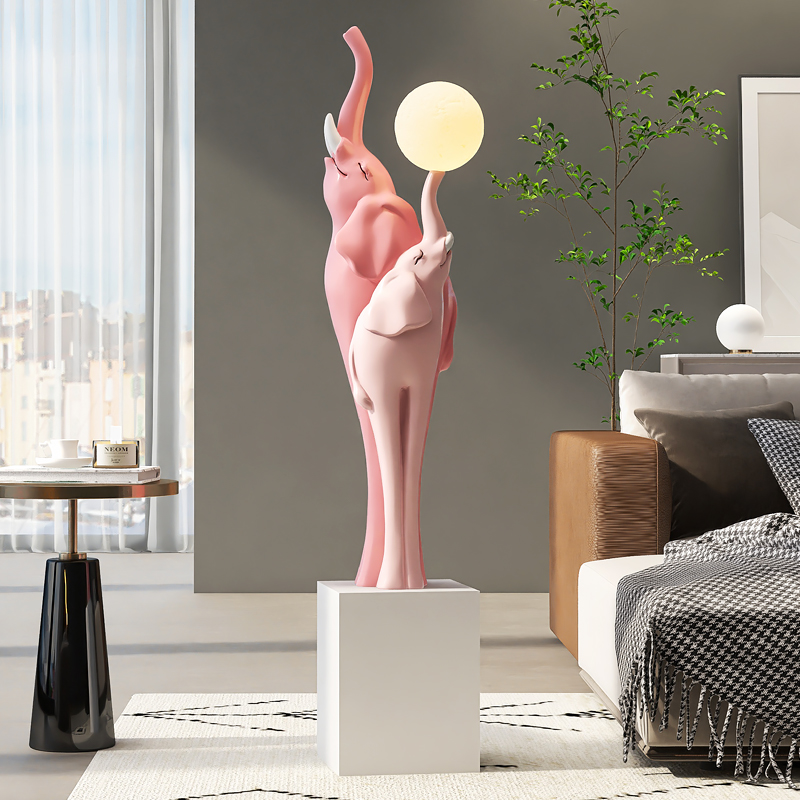 大象客厅落地摆件轻奢大气电视柜沙发旁搬家乔迁门店雕塑开业礼物