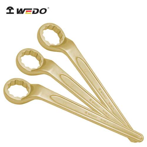 WEDO维度防爆工具防爆高颈单头梅花扳手铝青铜梅花扳手AL159A
