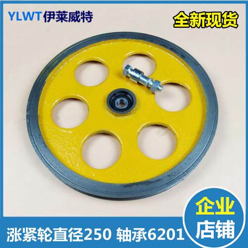电梯涨紧轮 涨紧装置 限速器 250*20*6201 240 底坑 电梯配件