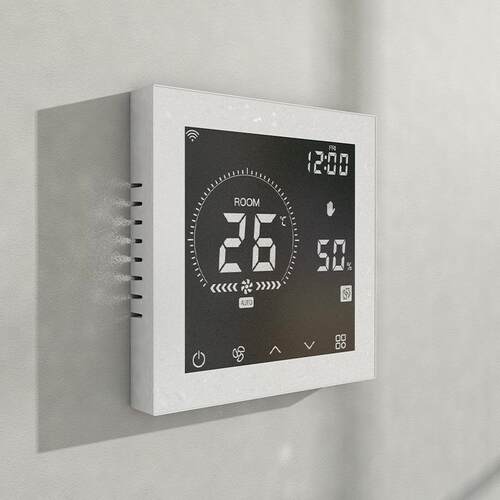 700C-XF液晶新风面板 全触摸大屏 预计APP和RS485功能新风控制器