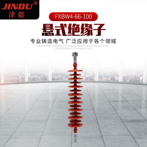 户外线路硅橡胶绝缘子复合绝缘子FXBW4-66-100悬式绝缘子