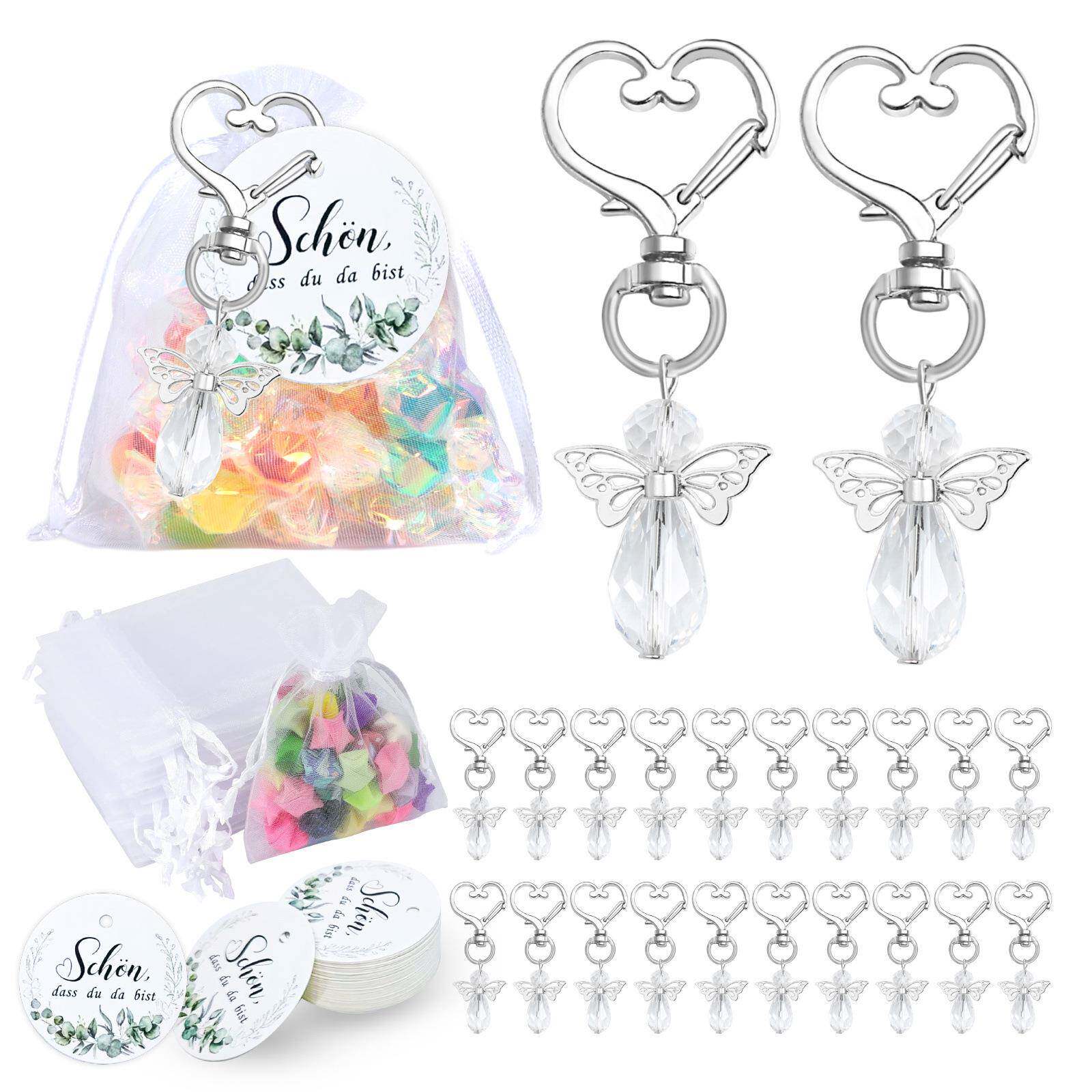 新款守护天使钥匙扣婚礼礼物圣诞感恩节生日洗礼圣餐客人感谢礼品
