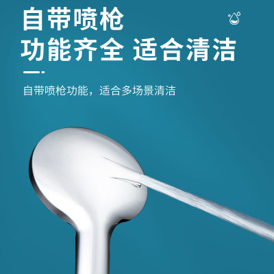 大面板淋浴花洒带喷枪碰头套装三档调节通用浴室淋浴头家用莲蓬头