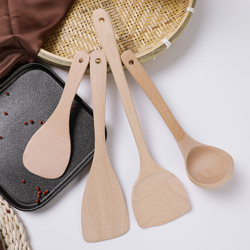 木勺子不粘锅专用汤勺木勺勺子长柄大号盛汤大木头家用喝无漆木质