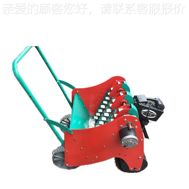 手推电动大蒜播种机播1调-3 行大蒜点机行距株距可RK85466单人操