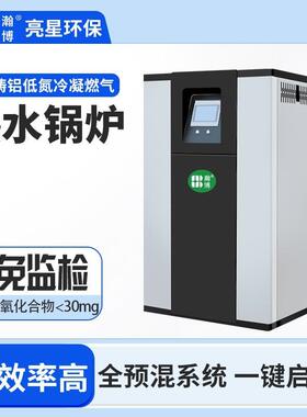 源头厂家低氮冷凝热水锅炉酒店洗浴供暖贯流式蒸汽发生器