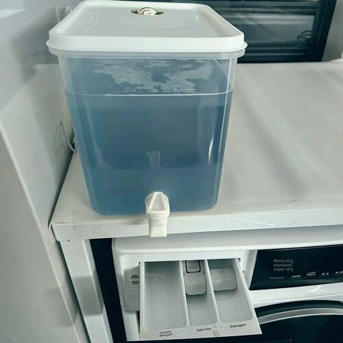 【收纳神器】洗衣液收纳桶带水龙头洗衣凝珠收纳盒阳台洗衣服家用