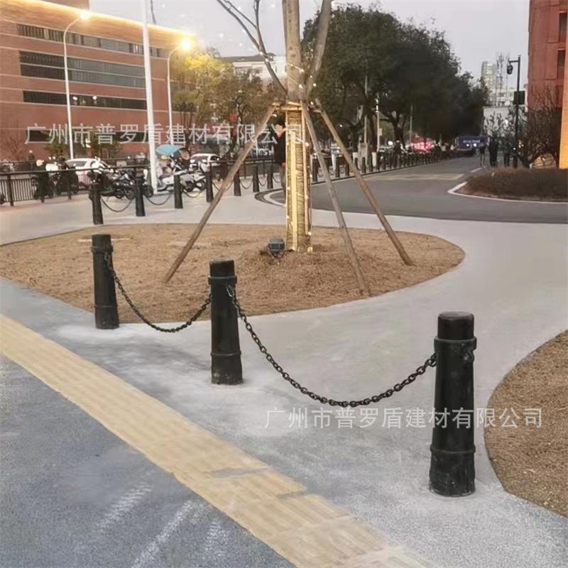 铸铁罗马立柱 车丝款道路警示柱 防撞柱 人车分流警示栏 止车柱