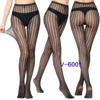 3-Pack Women's Lace-Pattern Fishnet Tights Black Fishnet thumbnail 2