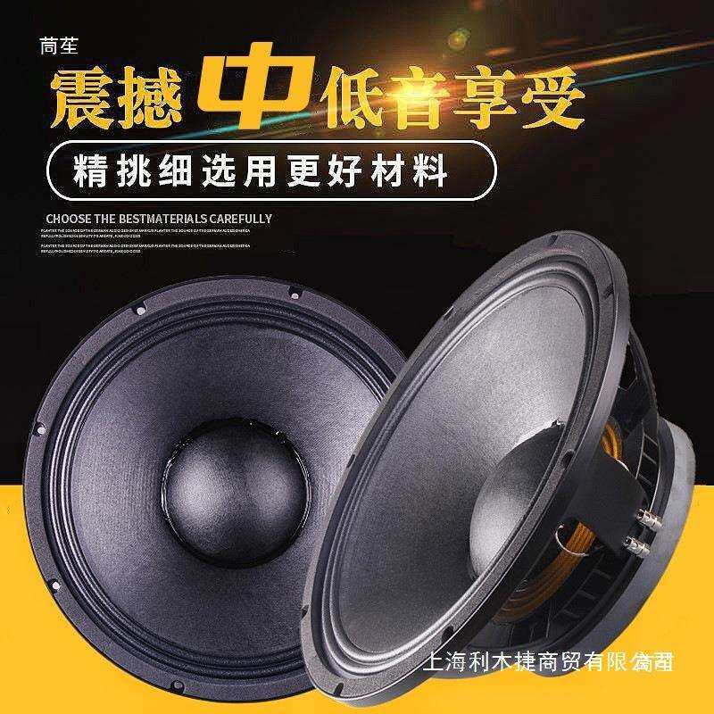 15寸中低音户外演出220磁100芯大功率高低音纸盆喇叭