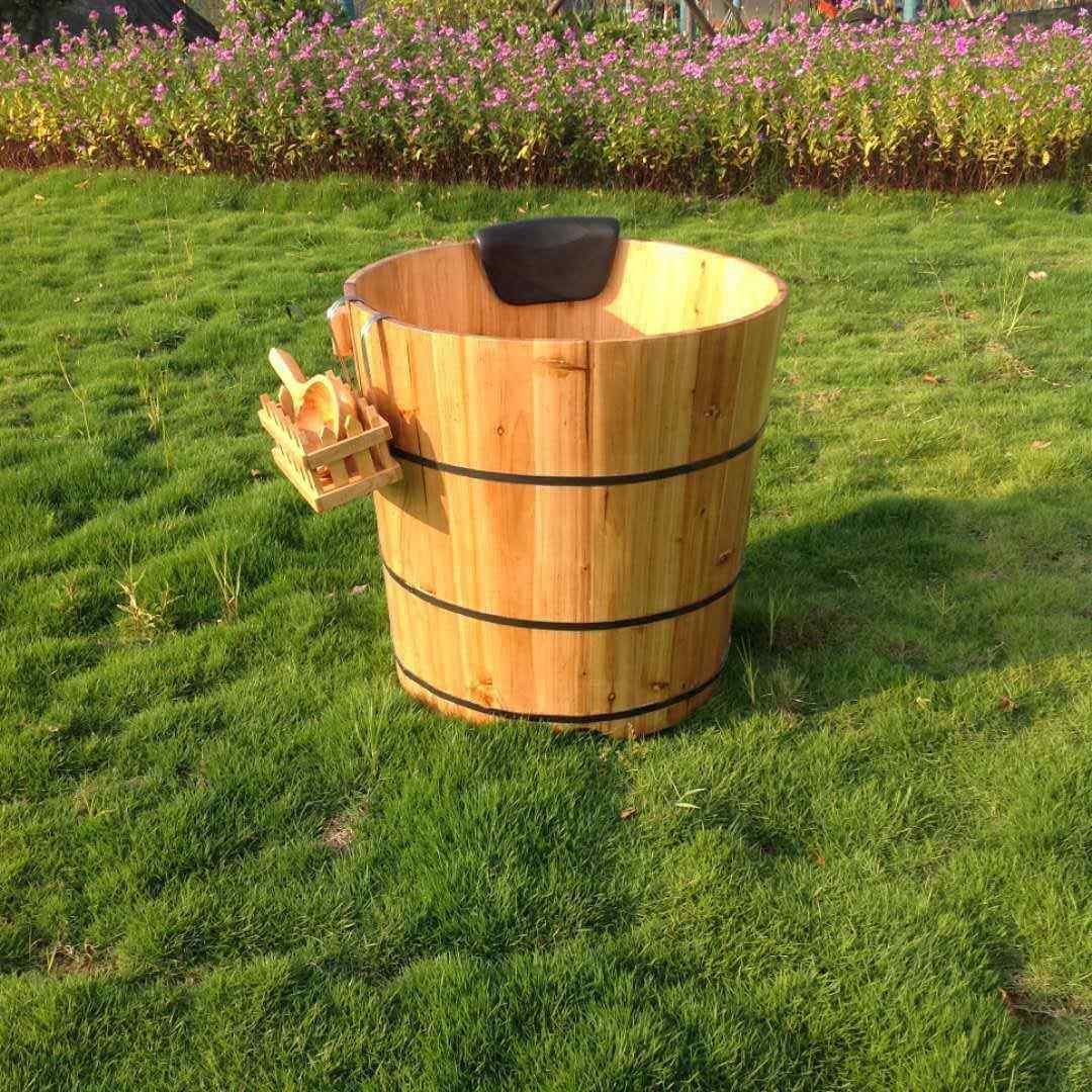 EWF7H8T5H6泡1圆形香杉木澡洗澡桶3木桶沐浴桶盆木桶成人木质浴缸