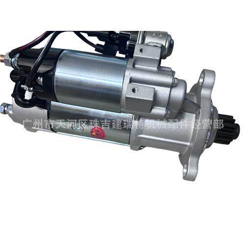 挖掘机发动机起动机起动马达PC360-7 6D114 24V 12齿