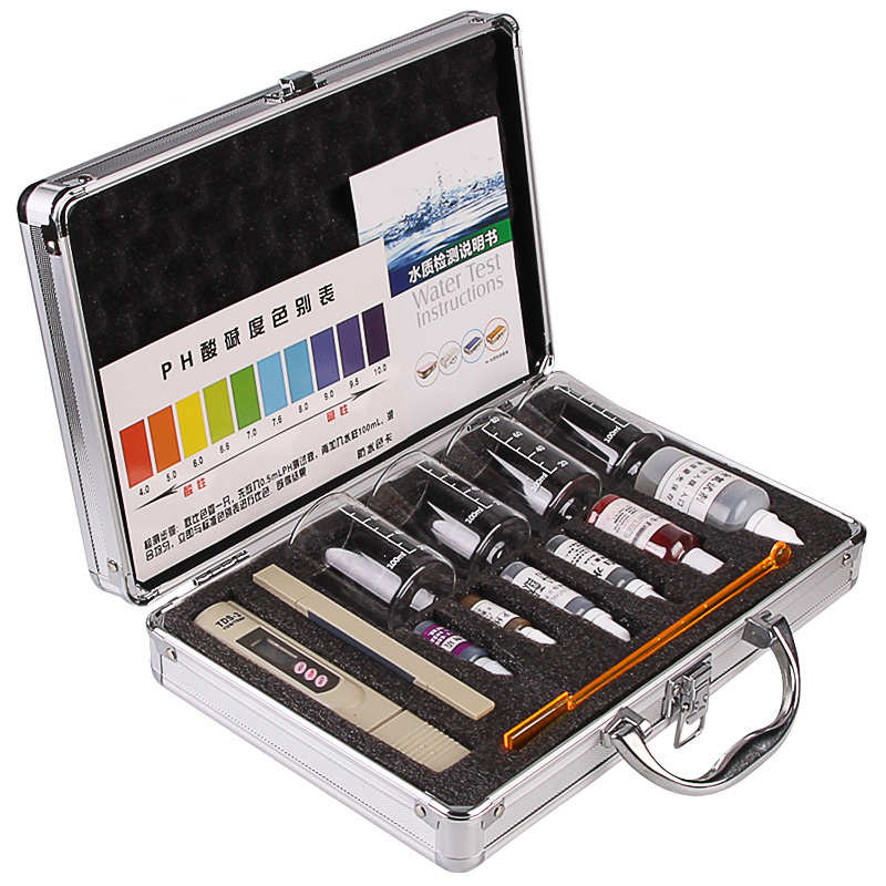 鲁威LUWEItds检测笔水质检测工具箱净水器检测仪器PH余氯测试