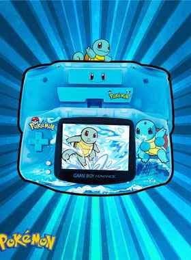 GBA GAMEBOY advance游戏机 彩色 高亮 SP NDSLPSP 杰尼龟