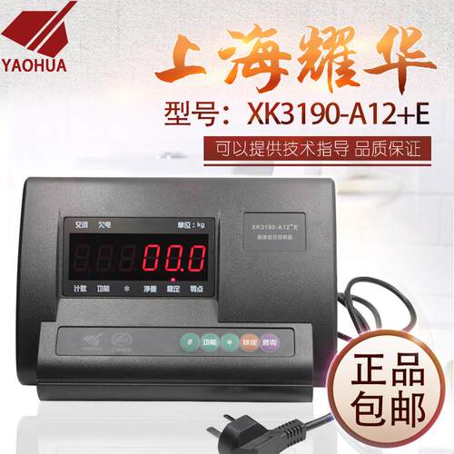 上海XK190-A12E+称重显示控制器电子秤小地磅套装仪表英文版