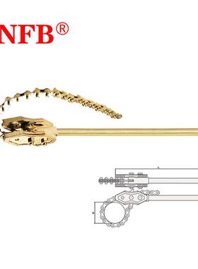 天津桥防CNFB安全防爆工具链型管钳五金工具防爆链型管钳T8129