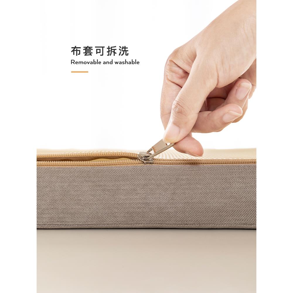 卡座坐软包F76659M7定制约用沙发餐厅简靠背一体薄防滑垫子乳胶垫