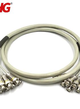 LHG2M两兆线E1成品线SYV75-2-1同轴电缆DD架连接线BNC-BNC八芯