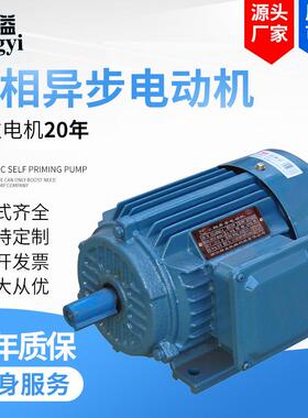 YE3-80M1-2-0.75W千瓦三相异步电动机交流马达YE3/B3