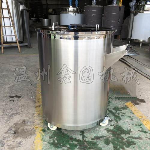 厂家直营304/316L食品级不锈钢拉缸液体食品饮料中转罐暂存桶