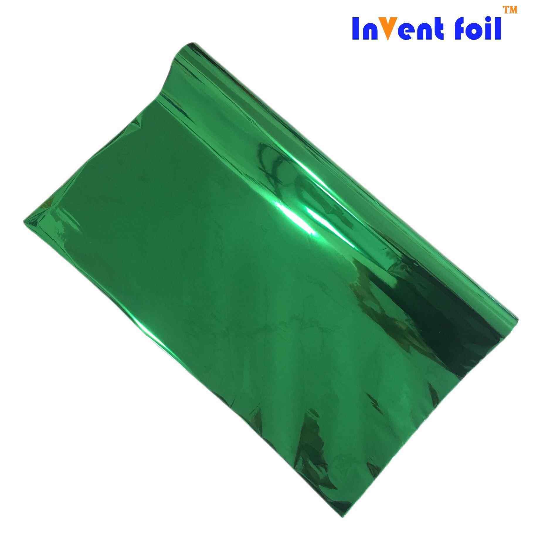 INVENT FOIL绿色烫金膜纸塑通用性价比高颜色齐全电化铝烫金纸