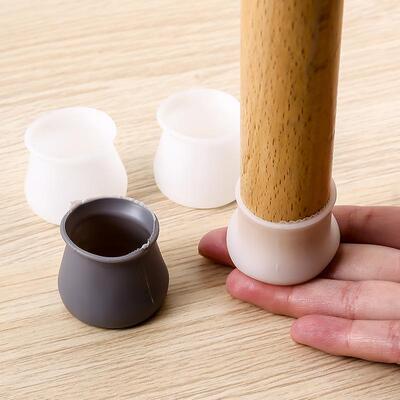 Thickened silicone silent foot caps for tables and chairs, c