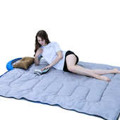 户外睡袋露营秋冬加厚款 睡袋 单人可拼接双人办公室午休成人信封式