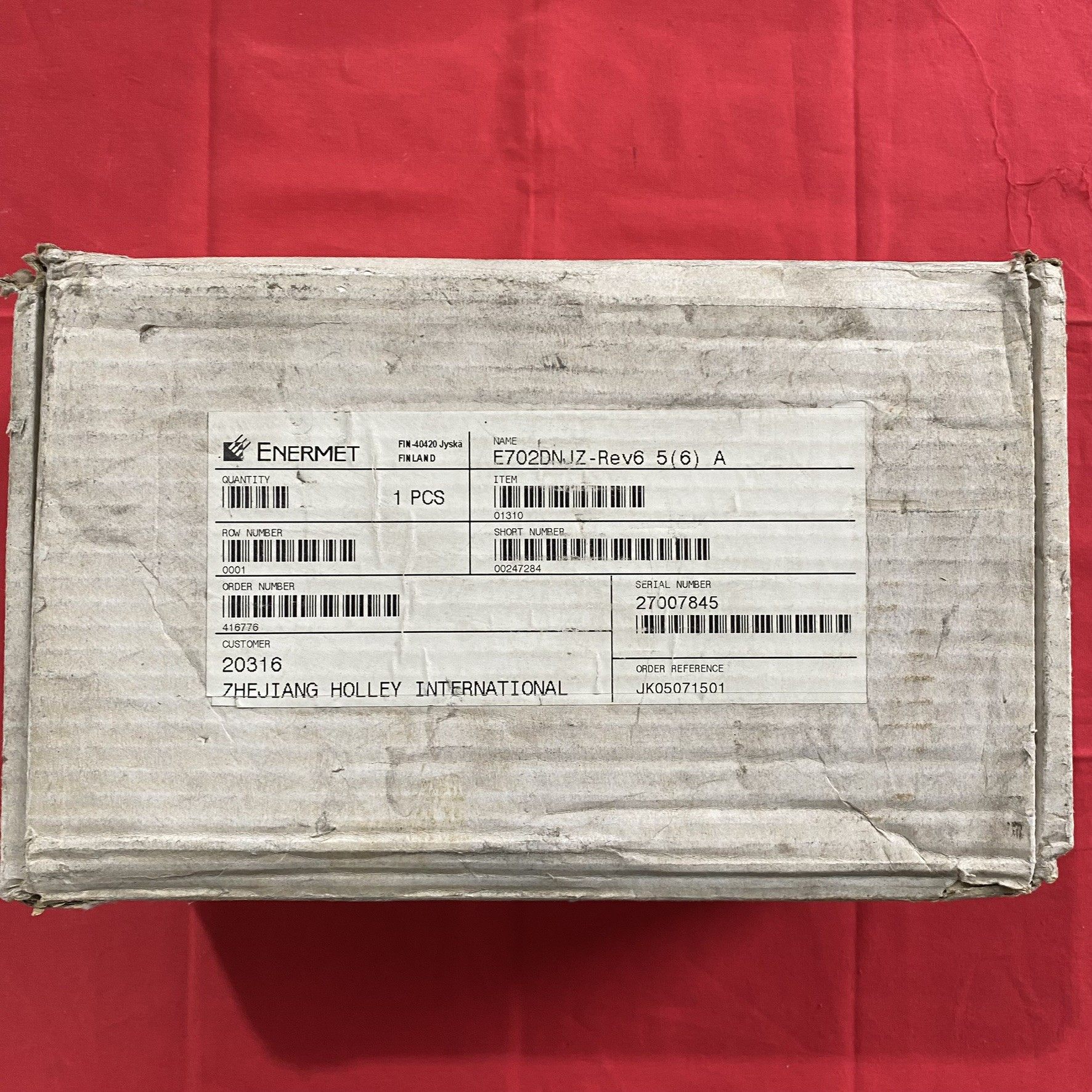 芬兰ENERMET原装电表E702DNJZ，5(6)A，3&times;