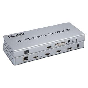 工厂直销2X2DVIHDMI显示拼接屏控制器图像视频墙处理器