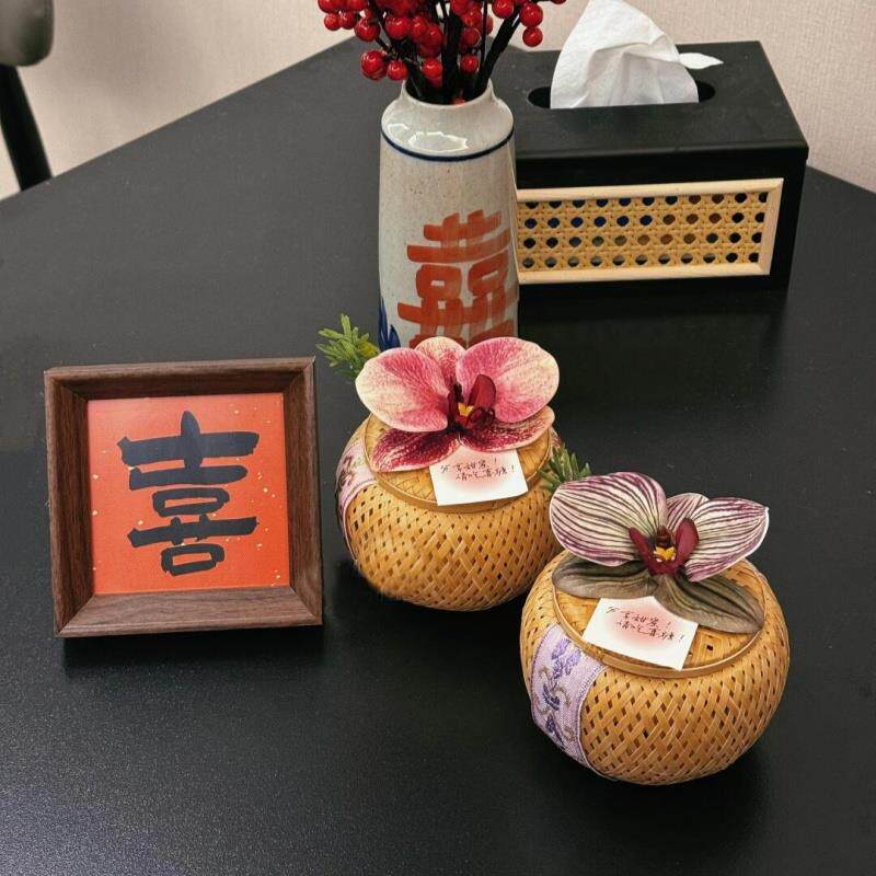 中式喜糖盒婚礼结婚布置装饰品伴手礼桌面摆件订婚客厅布置高级感
