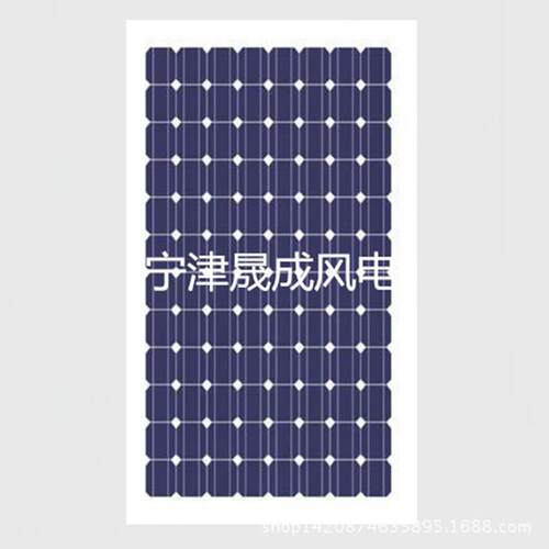 60W单晶硅太阳能电池板 光伏发电设备风光互补系统光伏电池板组件