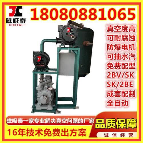 JZJ2S600-4.1水环真空机组ZJP600-150罗茨增压泵2SK6真空泵21.6KW