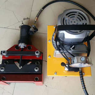 角钢切断手动泵电动泵 角钢冲孔切断机 CAC75便携式 角钢切断机