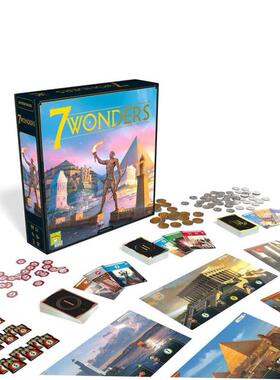 7 Wonders Board Game base for Family Civilization Strategy