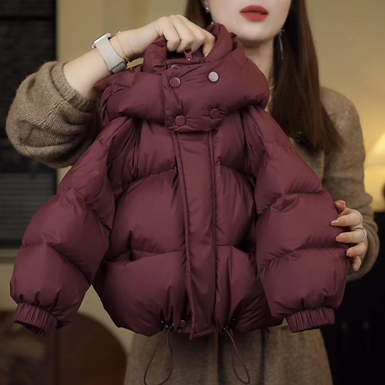 儿童羽绒服2023冬季新款连帽保暖羽绒服90白鸭绒高充绒量洋气外套