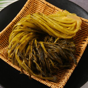 温州特产农家新鲜腌制雪菜开味下饭菜开胃小菜酸菜雪里红腌菜咸菜