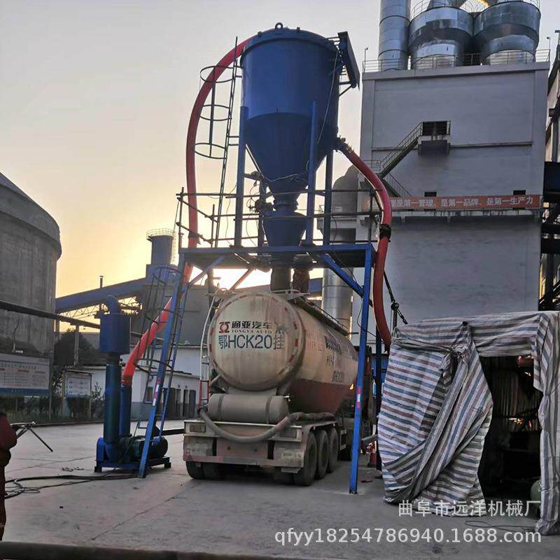 水泥吸灰机建材石子气力吸料机泥粉煤灰罐车负压抽灰机