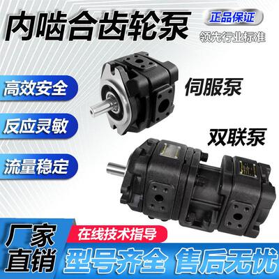 液压系统内啮合齿轮双联泵HG20-100-63-01R-VPC-D伺服双联油泵
