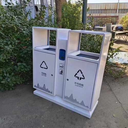 厂家生产户外商用不锈钢垃圾桶公园环卫大号分类垃圾桶果蔬垃圾箱