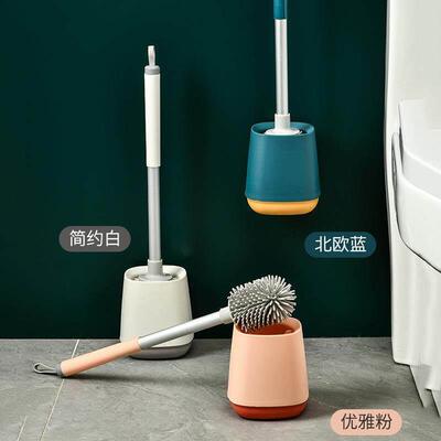 toilet brush cleaning brush with long handle with base