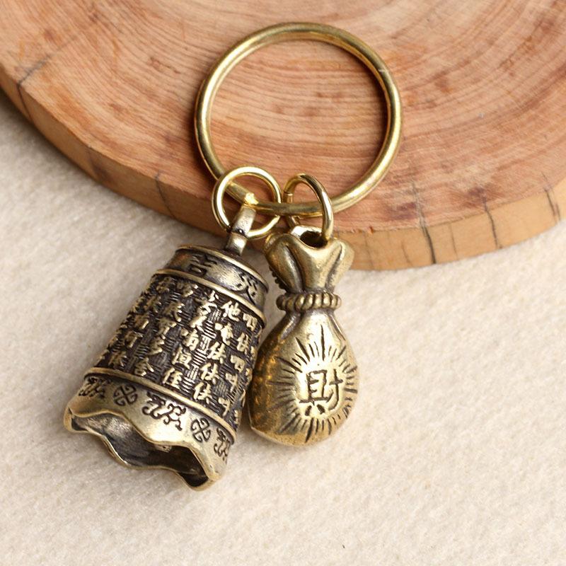 狗狗铃铛小型犬超响纯黄铜响声大泰迪金毛中挂件宠物猫咪铃铛项圈