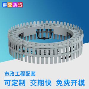 源头工厂全彩户外防雨RGBW圆形照树灯 篱笆款LED抱箍抱树灯