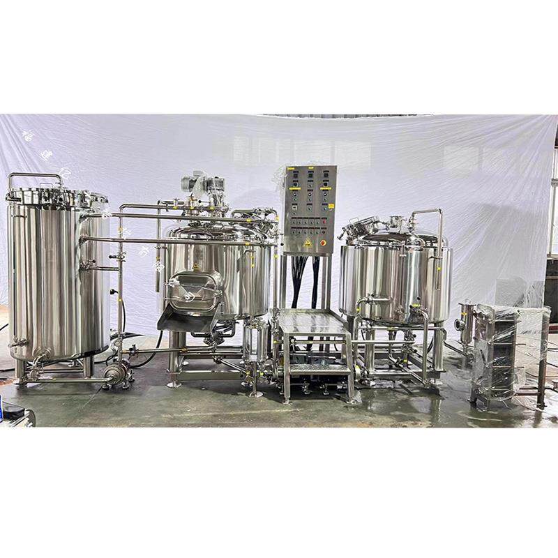 小型啤酒设备 糖化设备发酵设备全自动精酿啤酒生产线可定 制容量