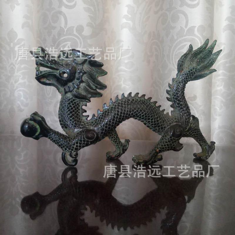 小型青铜龙雕塑家居摆件 玻璃钢老子骑黄牛塑像 铜雕工艺品厂家