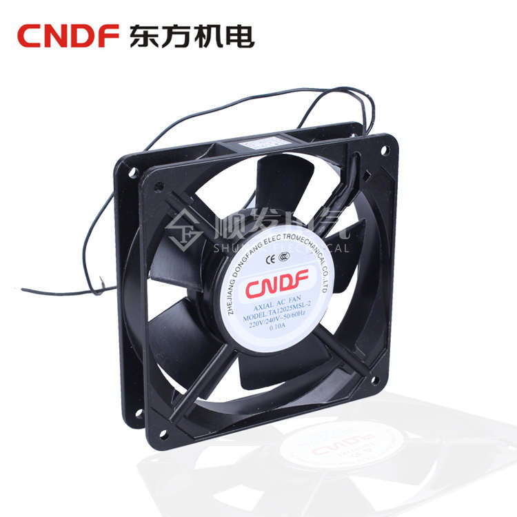 东方风机12025交流轴流风机散热风扇机柜 220V380v 120*120*25mm