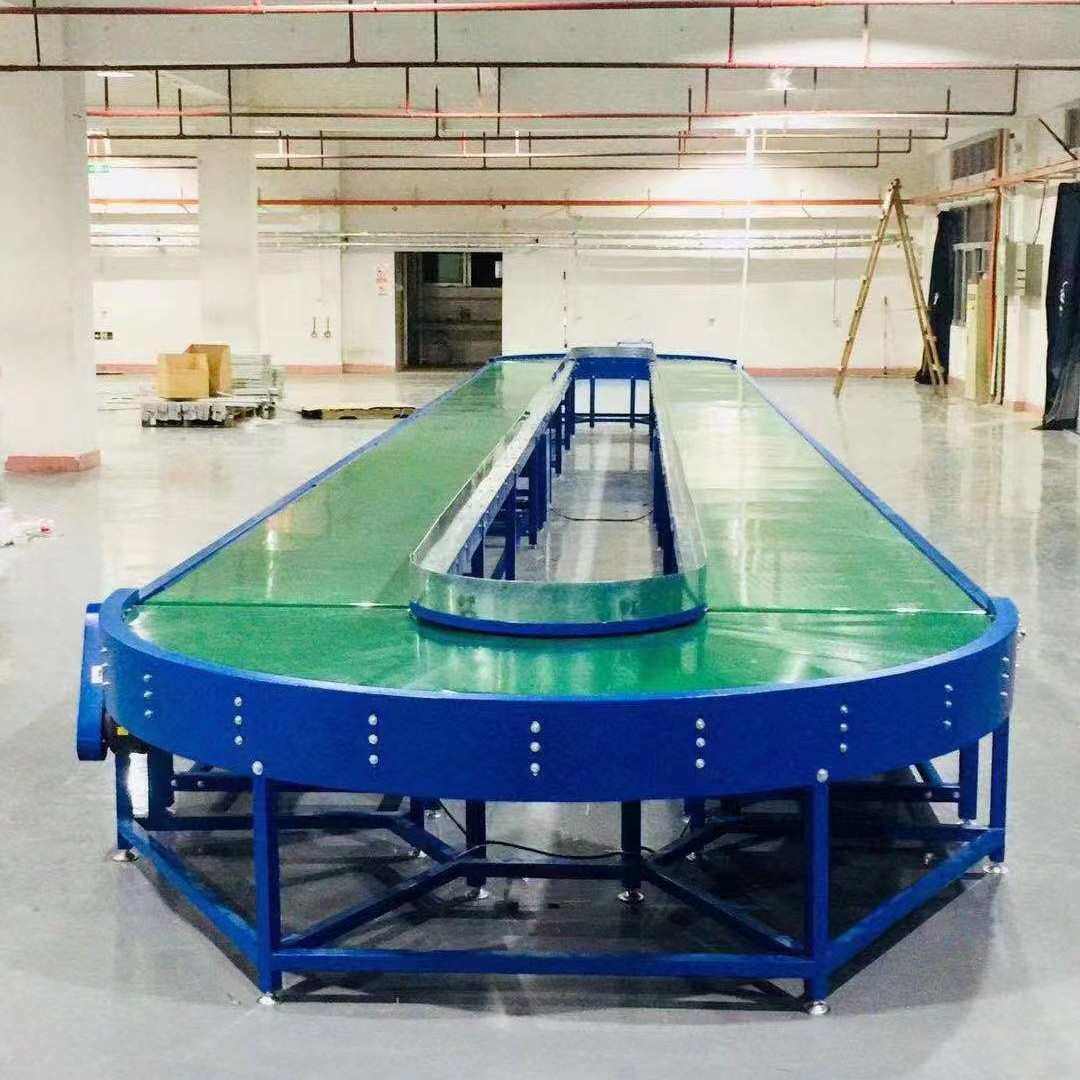 旋转弯机弧形90度半圆180度360度环形接驳传送带快递物流运输机,标准件/零部件/工业耗材,输送带/传送带,淘宝优惠券,粉丝福利购,淘宝优惠卷